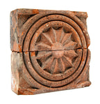 original 1880's salvaged chicago anderson pressed brick company exterior two-part "sunburst" blocks