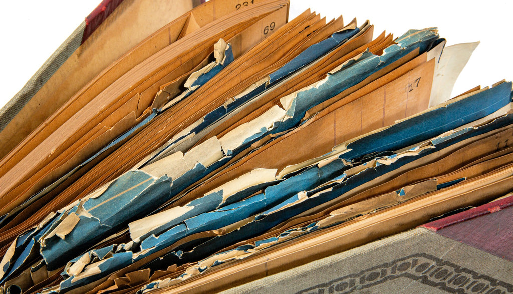 historically important original 1920s graven and mayger architectual firm oversized ledger and invoice book