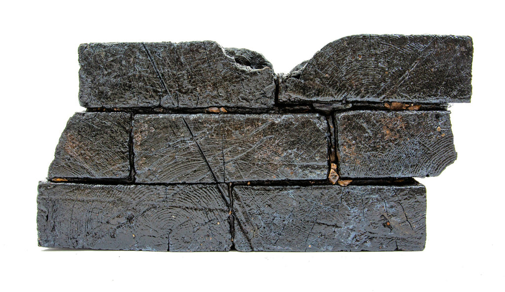 rare pre-chicago fire 1860s unearthed downtown chicago cedar wood street paver section with sealed finish