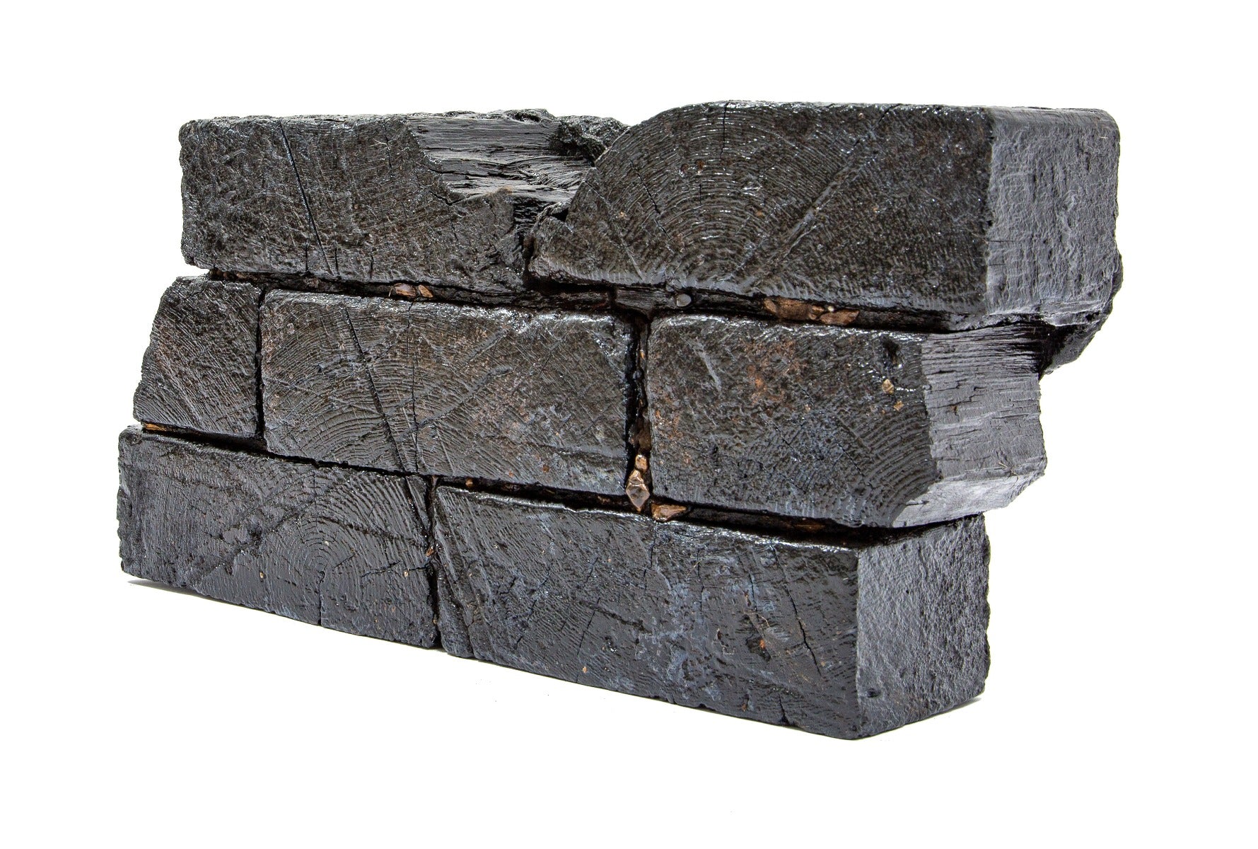 rare pre-chicago fire 1860s unearthed downtown chicago cedar wood street paver section with sealed finish