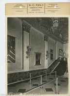 complete set of original 8 x 10 a.c. keily linen-backed photographic prints of graven and mayger's alabama theater