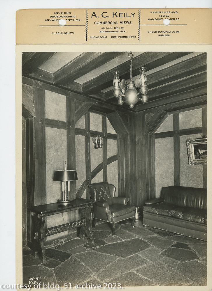 complete set of original 8 x 10 a.c. keily linen-backed photographic prints of graven and mayger's alabama theater