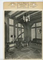 complete set of original 8 x 10 a.c. keily linen-backed photographic prints of graven and mayger's alabama theater