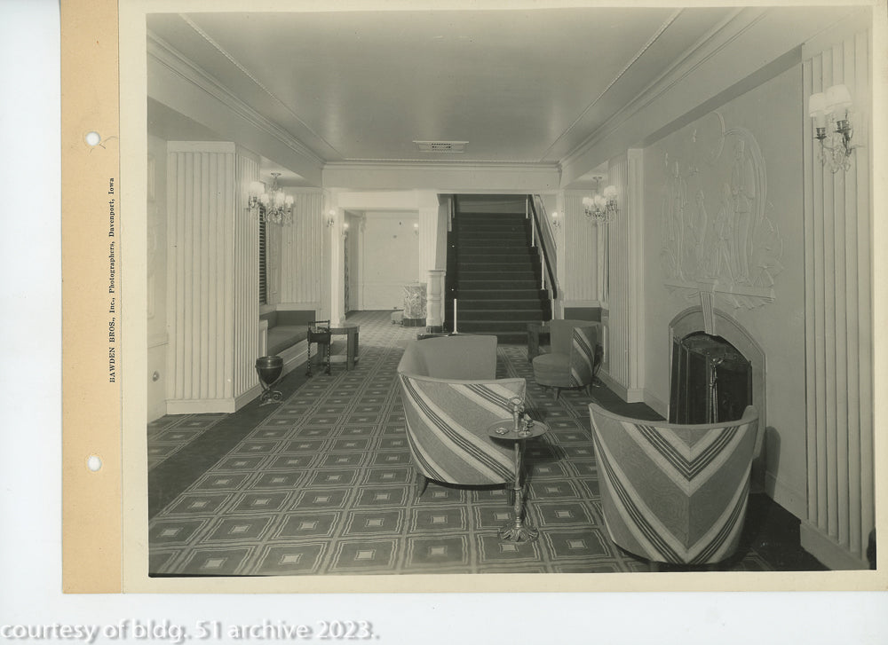 original set of original bawden brothers photographic prints of graven and mayger's rko orpheum theater, located in davenport, ia.