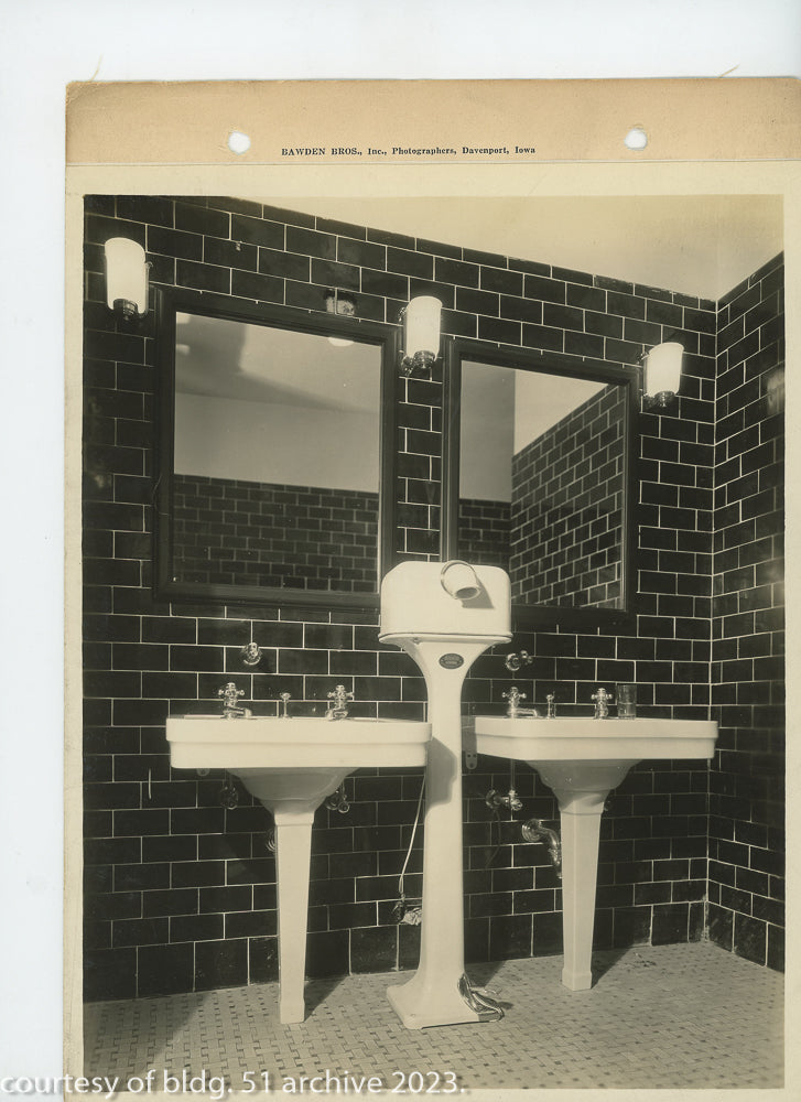 original set of original bawden brothers photographic prints of graven and mayger's rko orpheum theater, located in davenport, ia.