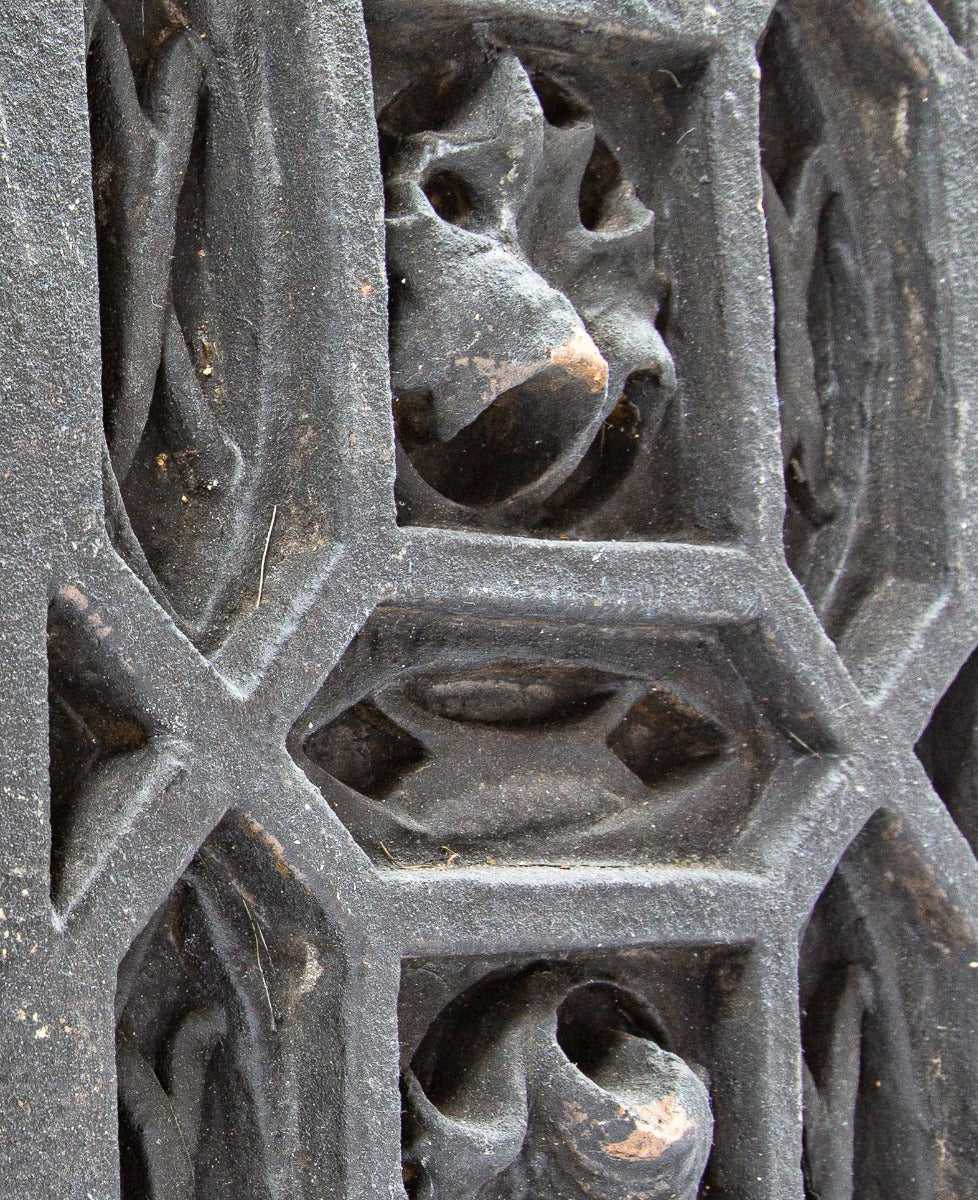 original 1892 exterior schiller building or garrick theater terra cotta window surround module or panel executed by northwestern