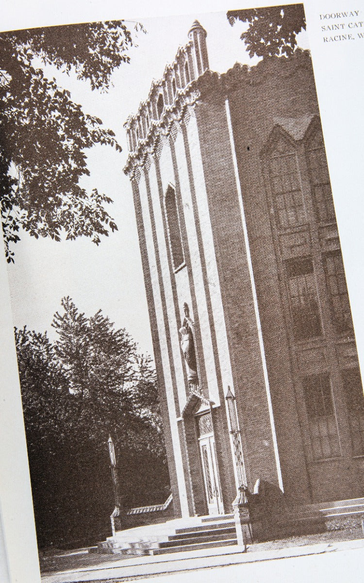 seldom found original and intact softbound promotional book or catalog illustrating the work of barry byrne  company, architects