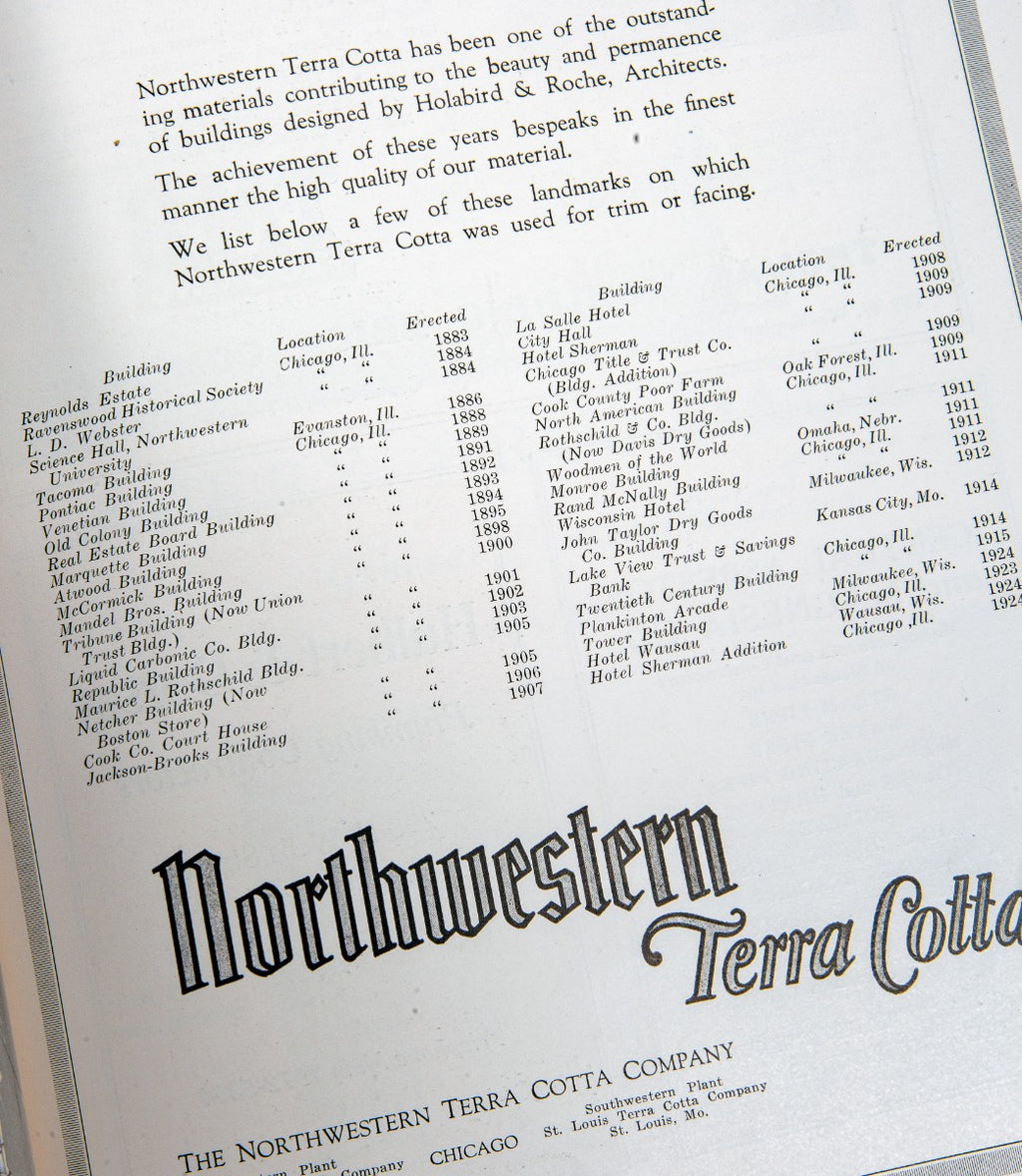 selected photographs illustrating the work of holabird and roche architects chicago from 1882 to 1925