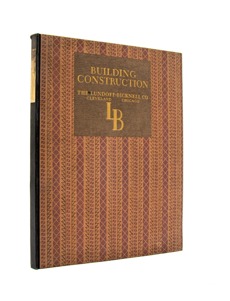 rare 1930s original hardbound lundhoff-bicknell company building construction promotional catalog
