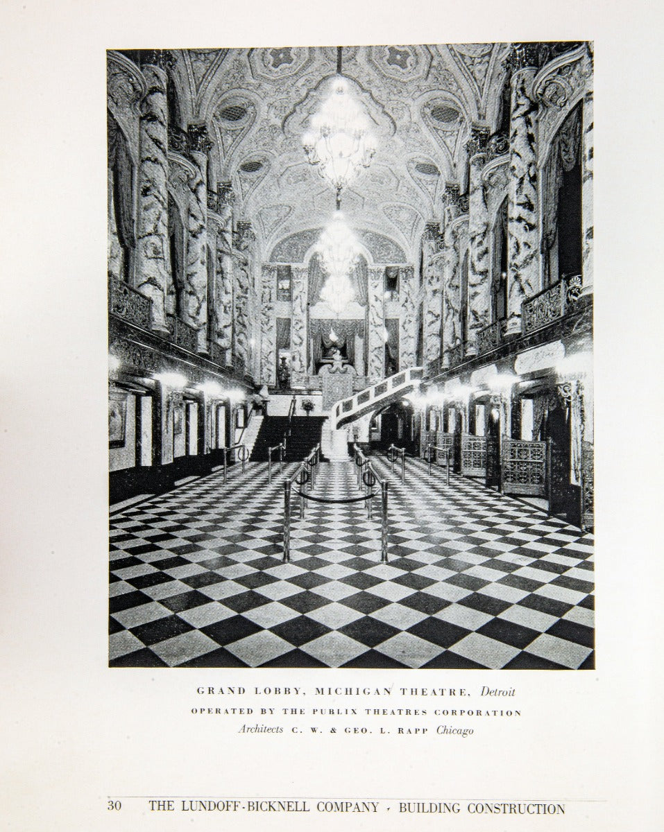 rare 1930s original hardbound lundhoff-bicknell company building construction promotional catalog