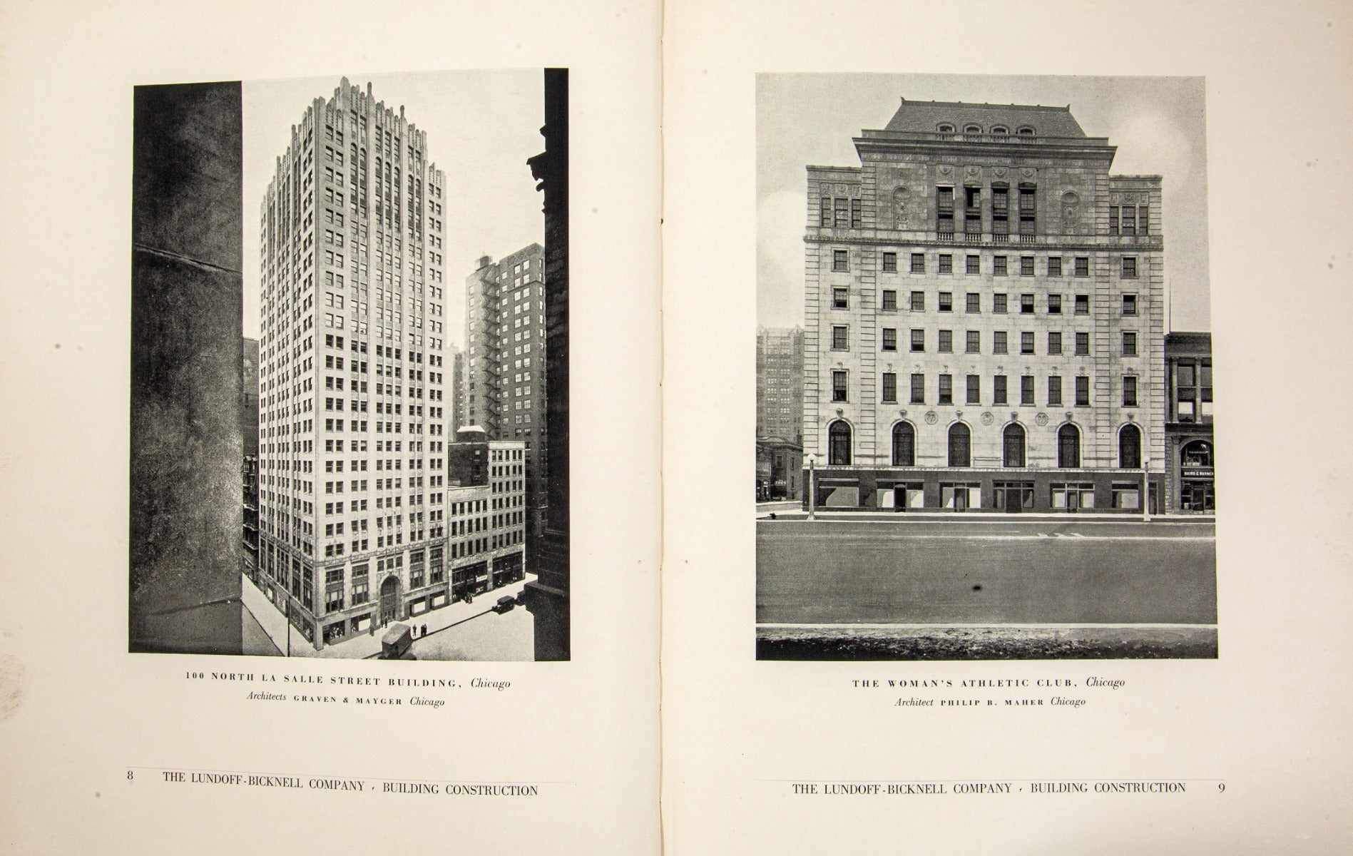 rare 1930s original hardbound lundhoff-bicknell company building construction promotional catalog