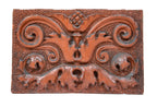 important c. 1888 red slip glaze presbyterian hospital daniel a. jones building exterior ornamental terra cotta frieze panel