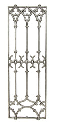 original 19th century jenney and mundie-designed interior cast aluminum isabella building elevator cage grille