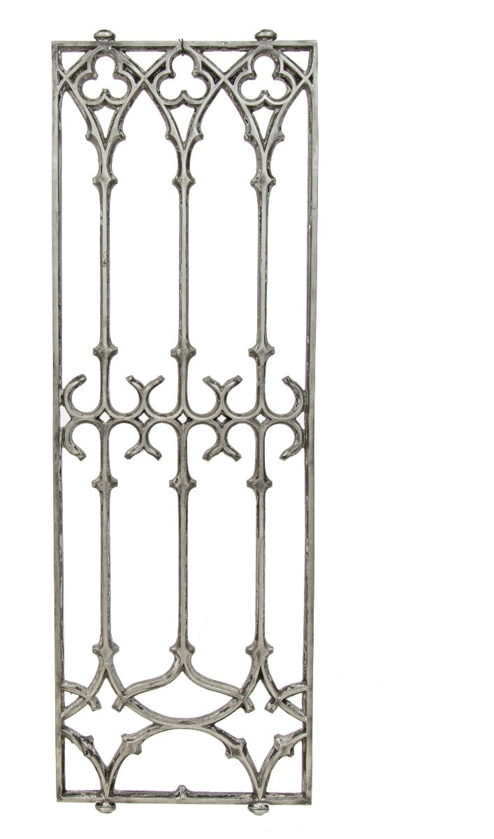 original 19th century jenney and mundie-designed interior cast aluminum isabella building elevator cage grille