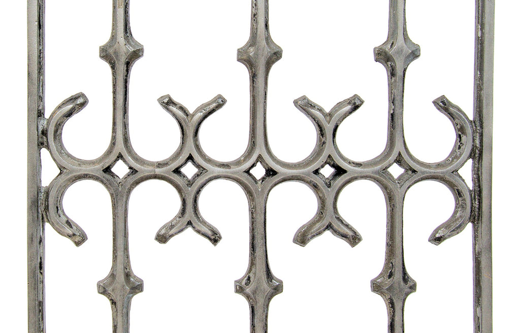 original 19th century jenney and mundie-designed interior cast aluminum isabella building elevator cage grille