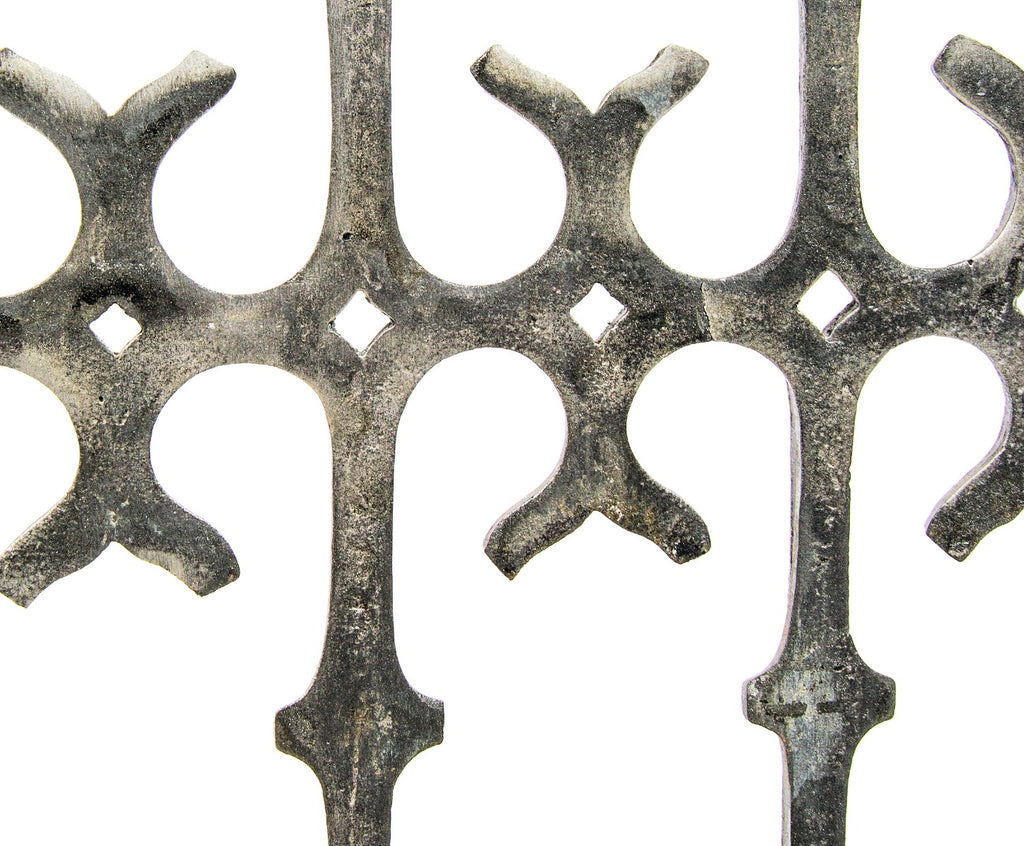 original 19th century jenney and mundie-designed interior cast aluminum isabella building elevator cage grille