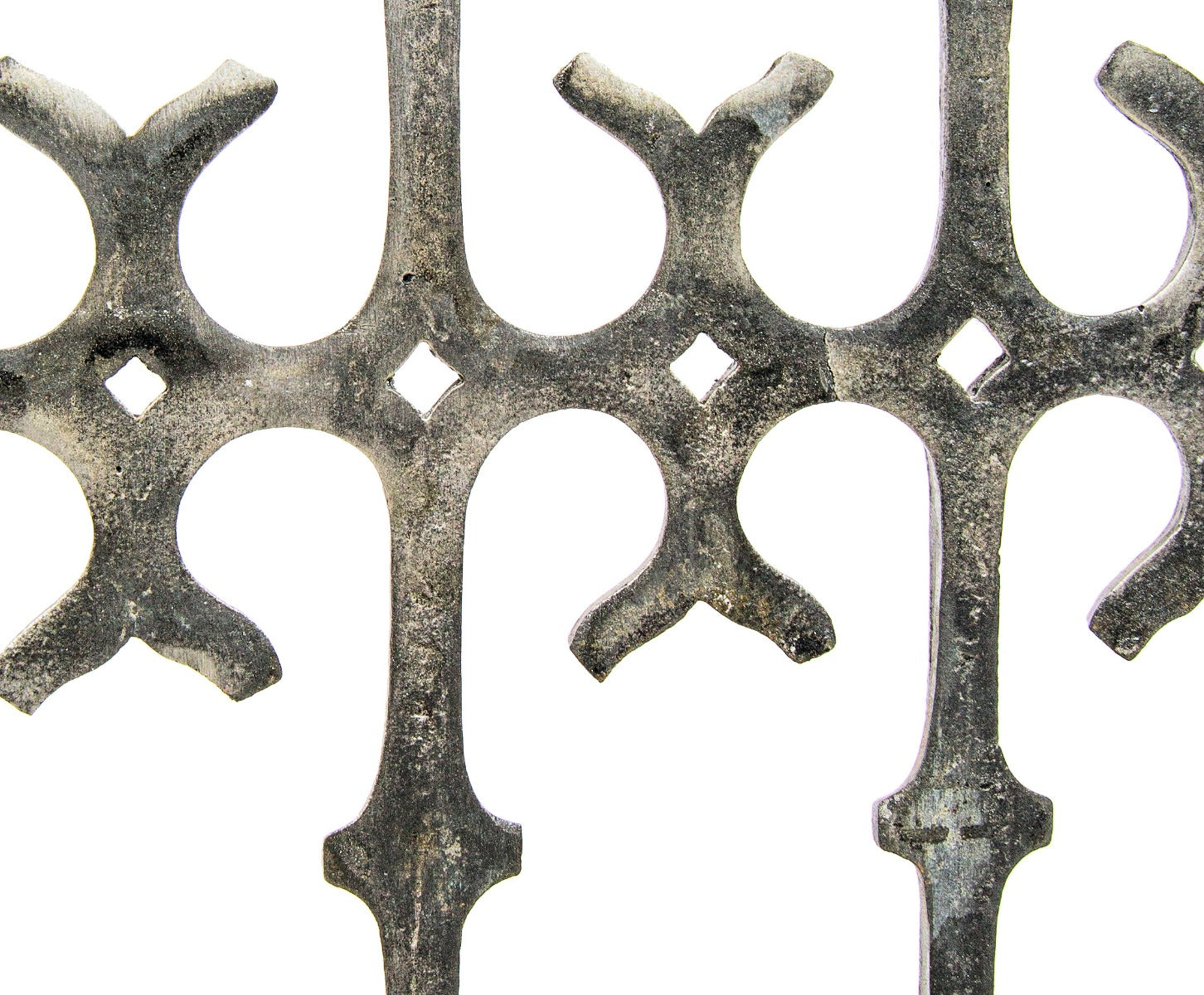 original 19th century jenney and mundie-designed interior cast aluminum isabella building elevator cage grille