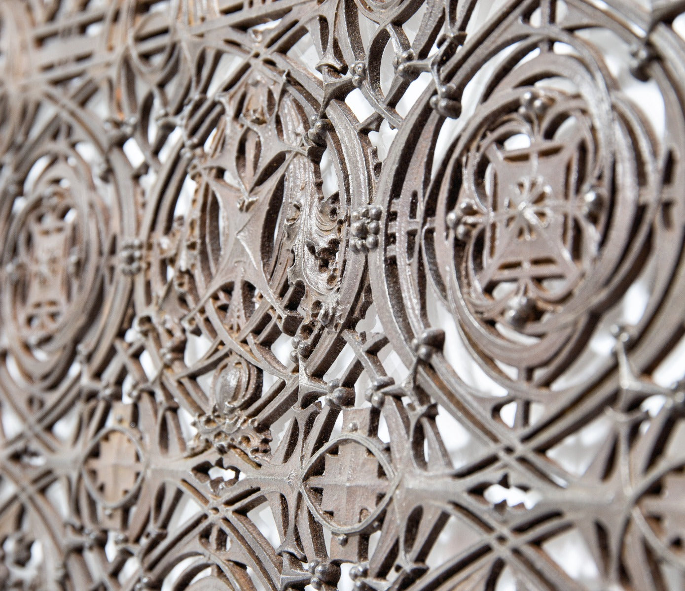 historically-important original early 20th century louis h. sullivan-designed cyrus hall mccormick ornamental cast iron interior residential radiator grille