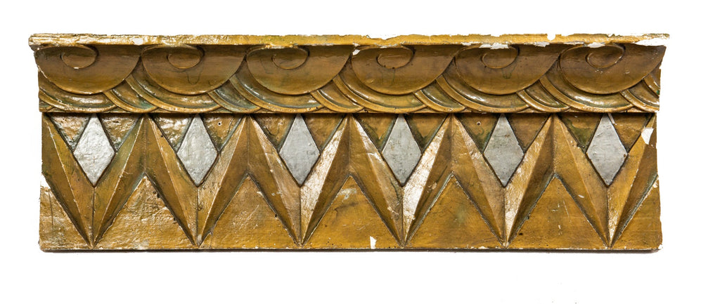 original j.e.o. pridmore 1931 interior lobby staircase art deco style plaster cove molding salvaged from the nortown theater