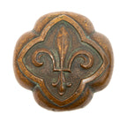 rare original historically important nicely aged cast bronze gothic style isabella building office door handle