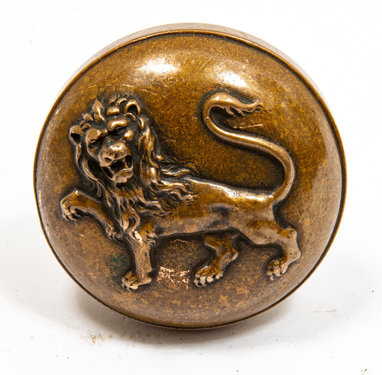 original 1893 william w. boyington-designed columbus memorial building cast brass figural doorknob