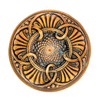rare custom-designed late 19th century ornamental cast bronze venetian building office doorknobs