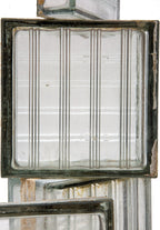 original soldered-joint textured glass window blocks salvaged from andrew rebori's 1938 florsheim residence