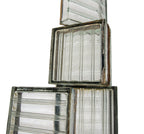 original soldered-joint textured glass window blocks salvaged from andrew rebori's 1938 florsheim residence