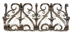 rare ferdinand kieckhefer mansion exterior hand-wrought iron railing executed by cyril colnik