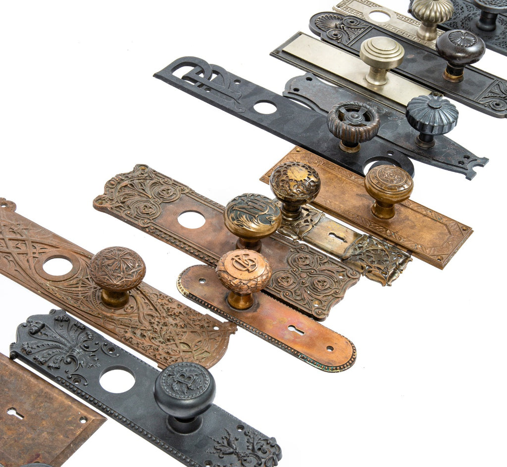 several examples of historically important 19th and early 20th century american building office hardware