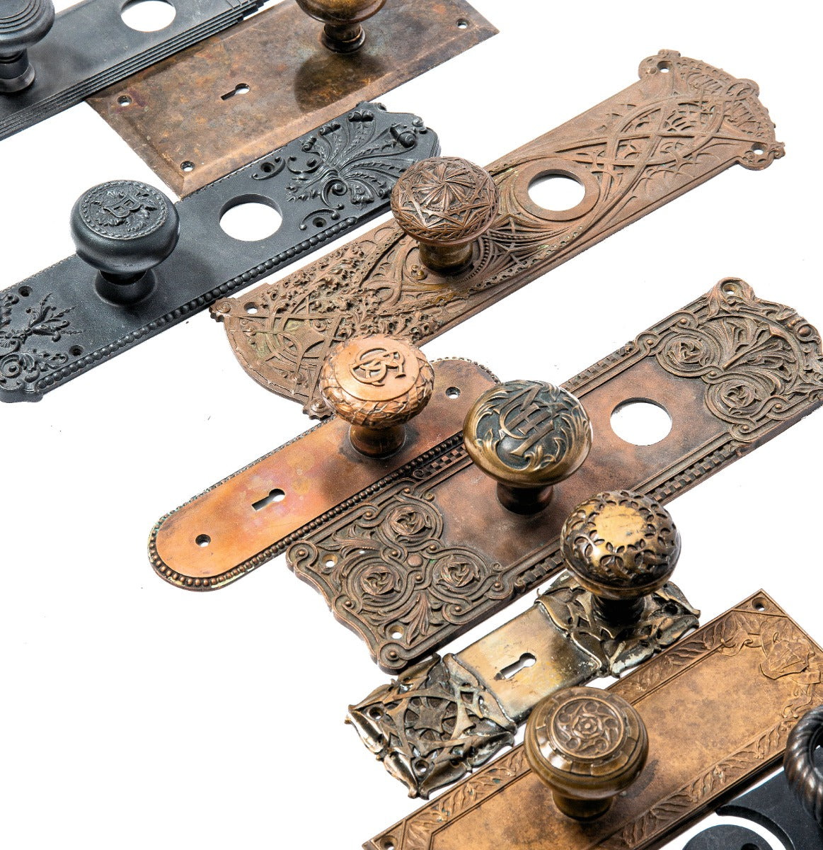 several examples of historically important 19th and early 20th century american building office hardware