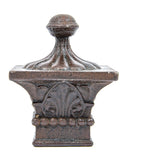 diminutive 1896 william le baron jenney's davis or morton building interior elevator cast iron finial with anthemions