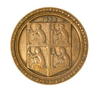 museum-quality original custom-designed holabird and root old colony building interior lobby elevator door medallion