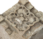 original carved bedford limestone exterior rosette designed by irving k. pond for the home for self-supporting women (1908)