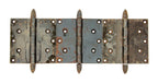 group of three original 1888 interior rookery building office door cast iron hinges designed by john wellborn root