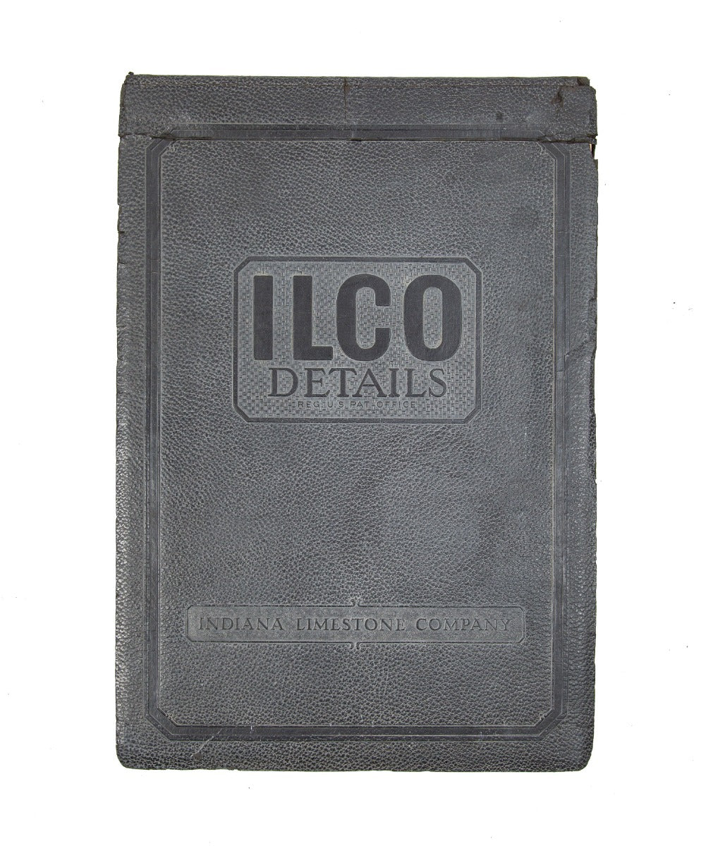 exceptionally rare 1930 indiana limestone company product catalog owned by chicago architect anker sverre graven