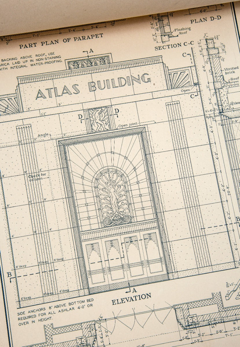 exceptionally rare 1930 indiana limestone company product catalog owned by chicago architect anker sverre graven