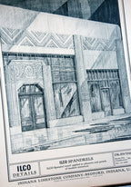 exceptionally rare 1930 indiana limestone company product catalog owned by chicago architect anker sverre graven