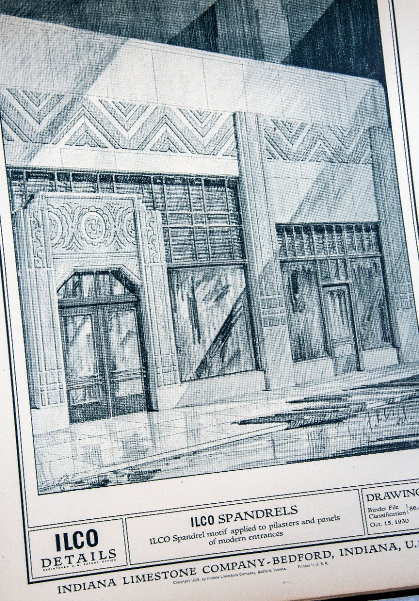 exceptionally rare 1930 indiana limestone company product catalog owned by chicago architect anker sverre graven