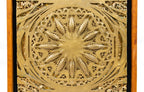 historically important 1892 adler and sullivan schiller building interior auditorium plaster "starpod" panel framed