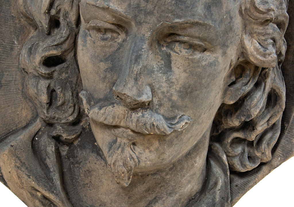 rare museum-quality adler and sullivan schiller building or garrick theater terra cotta head