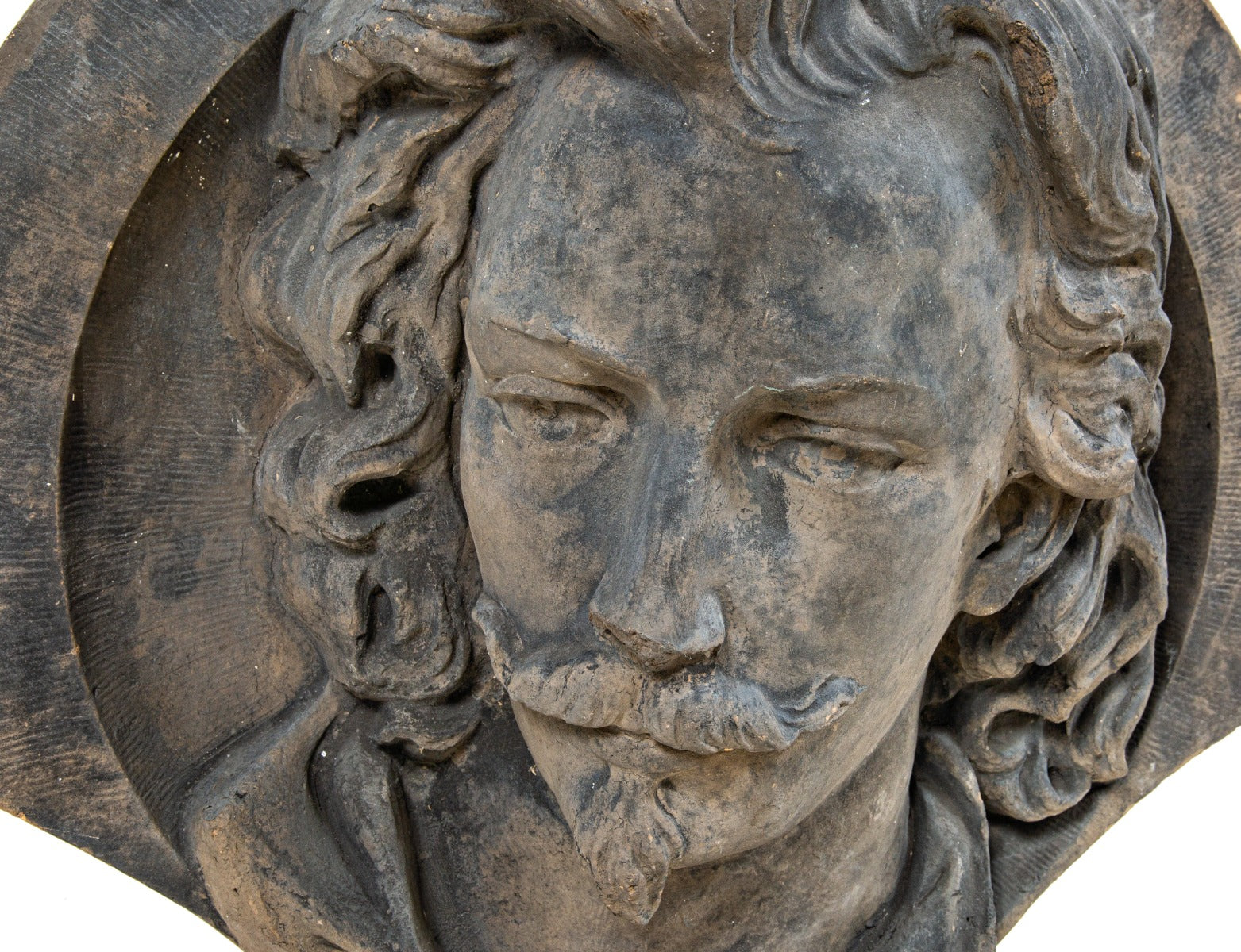 rare museum-quality adler and sullivan schiller building or garrick theater terra cotta head