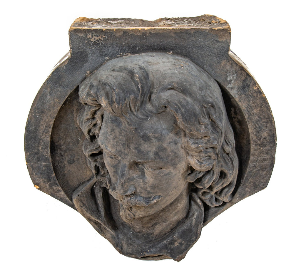 rare museum-quality adler and sullivan schiller building or garrick theater terra cotta head