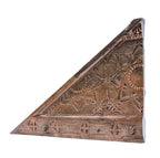 original 1893 copper-plated cast iron chicago stock exchange building interior staircase stringer fragment