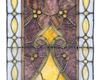 exceptional 19th century salvaged chicago stained glass window possibly executed by healy and millet
