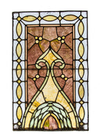 exceptional 19th century salvaged chicago stained glass window possibly executed by healy and millet