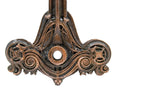 original copper-plated 1899 schlesinger and mayer building ornamental cast iron interior staircase baluster
