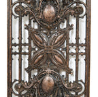 original copper-plated 1899 schlesinger and mayer building ornamental cast iron interior staircase baluster