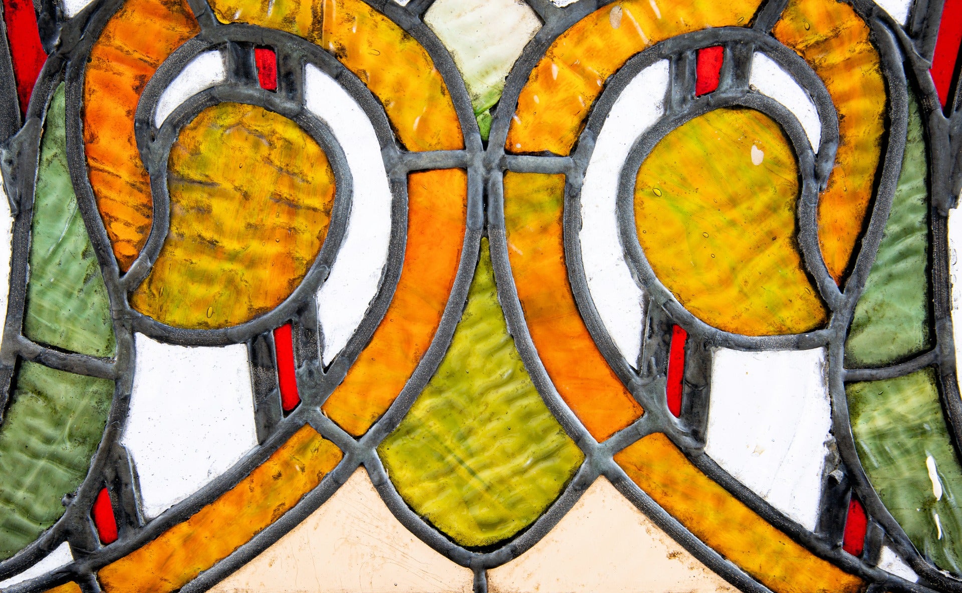 gargantuan original 19th century original and largely intact salvaged chicago mansion staircase landing window