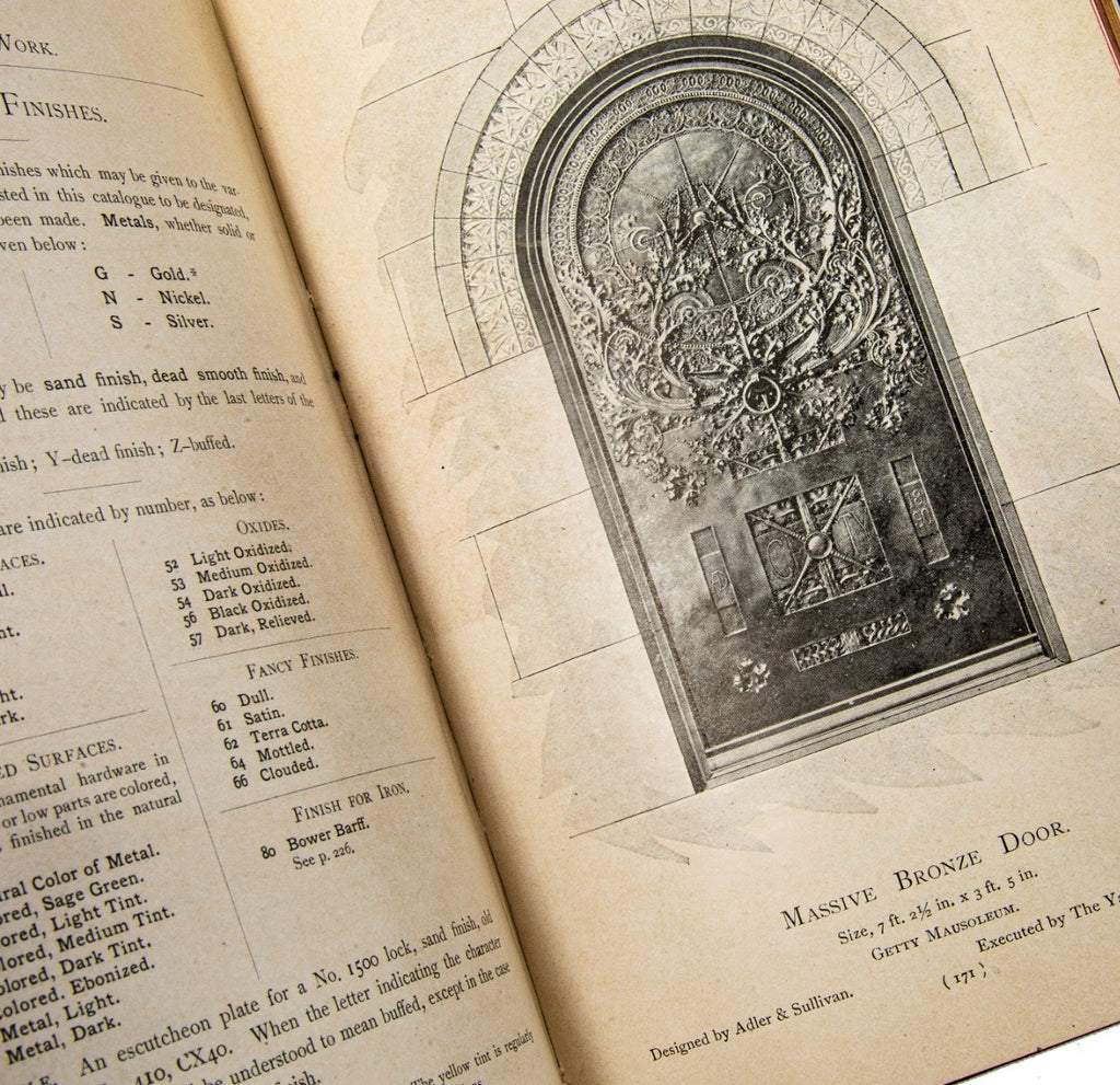 rare rebound early 20th century yale and towne builders hardware number 14 catalog